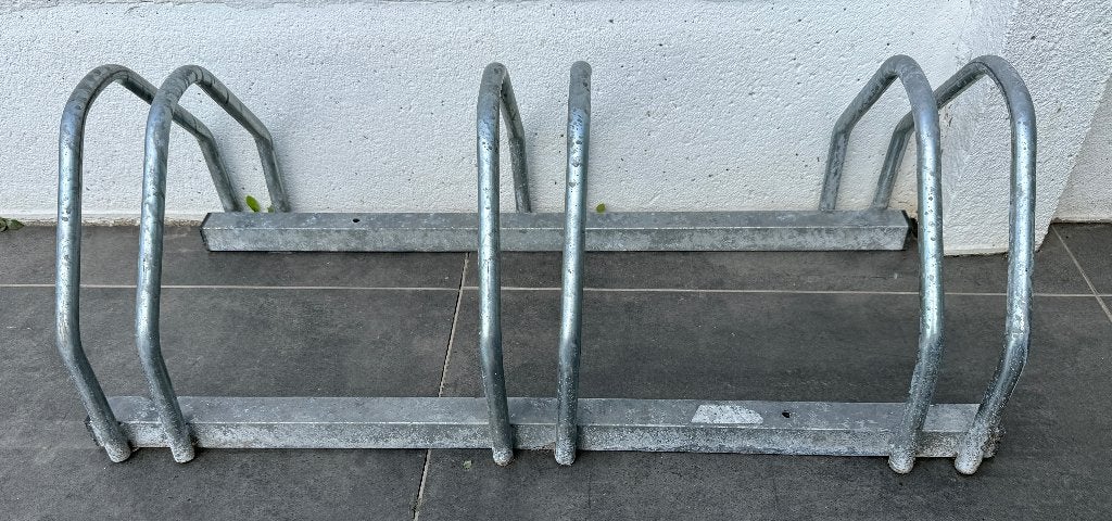 Fietsenrek voor 3 fietsen, Ophalen, Gebruikt