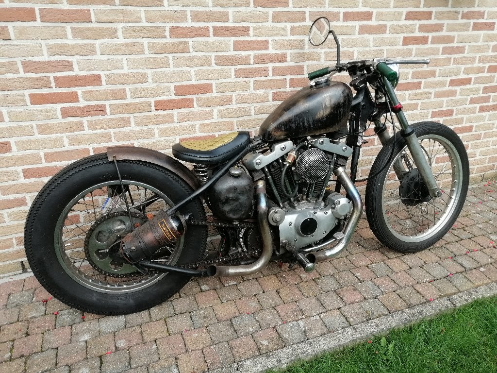 harley ironhead 1000cc bobber, Motoren