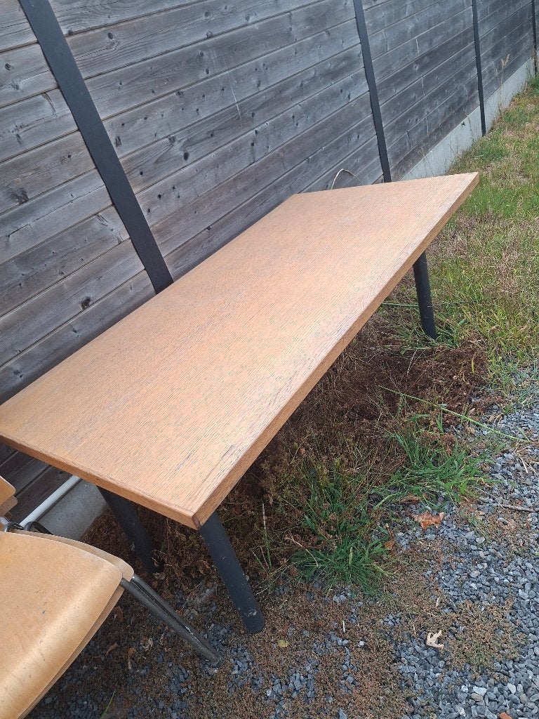 Voleiken tafel, Huis en Inrichting, Tafels | Eettafels, Ophalen, Gebruikt, 50 tot 100 cm, Vijf personen of meer