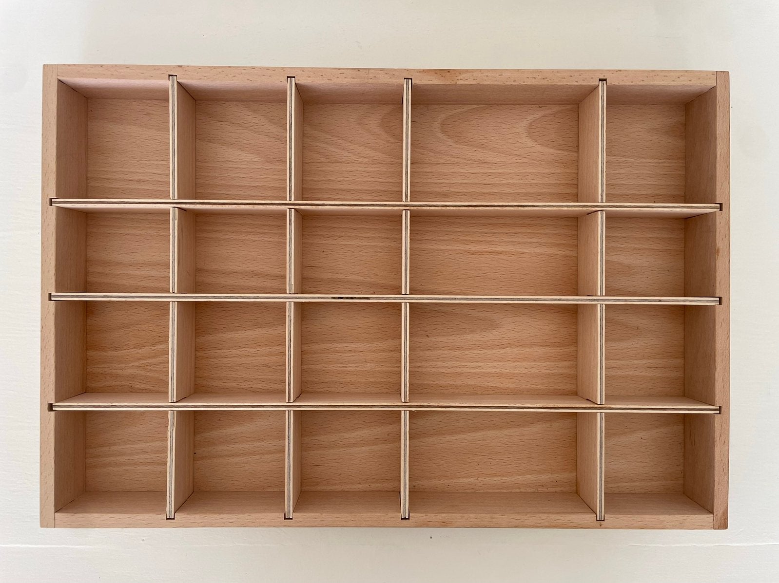 Grapat houten letterbak/ sorteerbak (Tinker Tray), Ophalen of Verzenden, Zo goed als nieuw