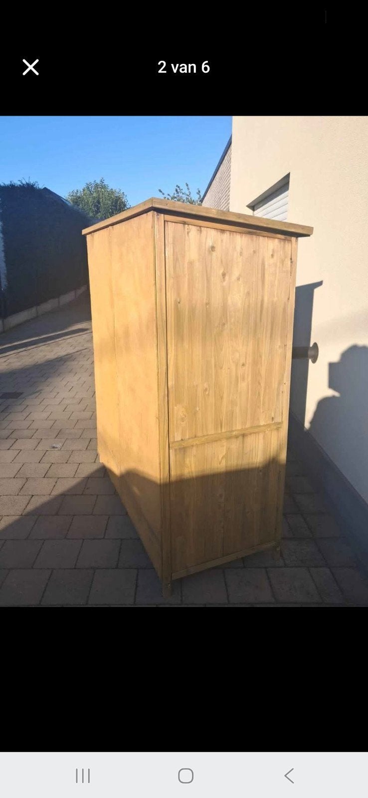 houten hokje, Tuin en Terras, Ophalen
