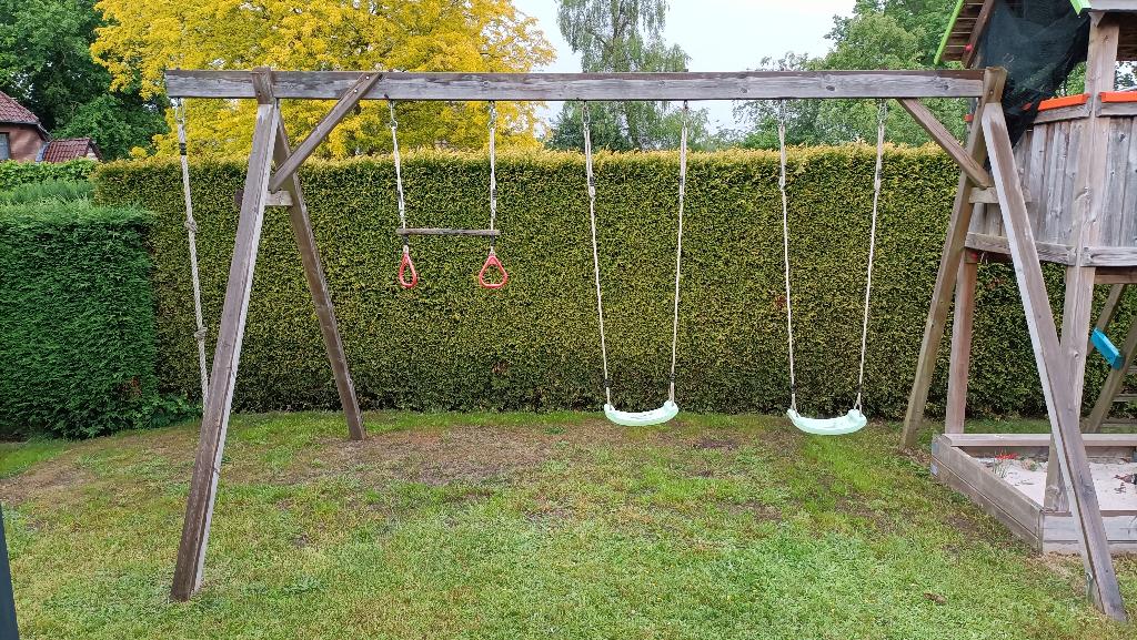 Houten schommel, Kinderen en Baby's, Ophalen, Gebruikt, Schommel