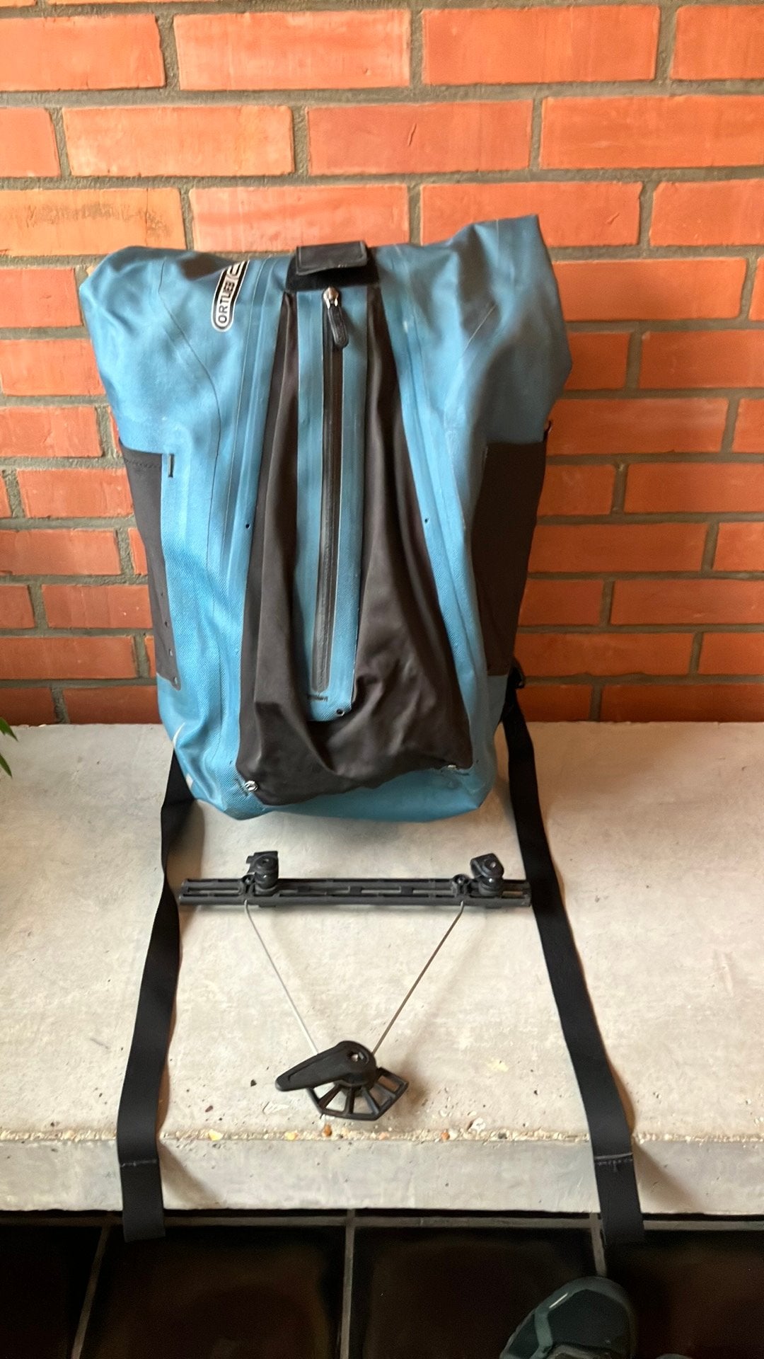 Ortlieb fietstas/rugzak, Ophalen, Zo goed als nieuw, Blauw