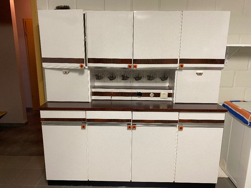 Vintage keukenkast, Ophalen, Gebruikt, 150 tot 200 cm, Vintage