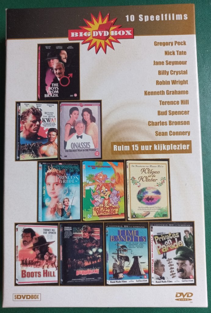 Big DVD Box - 10 speelfilms (10 films op 5 disc), Engels, Vanaf 16 jaar, Nederlands, Zo goed als nieuw