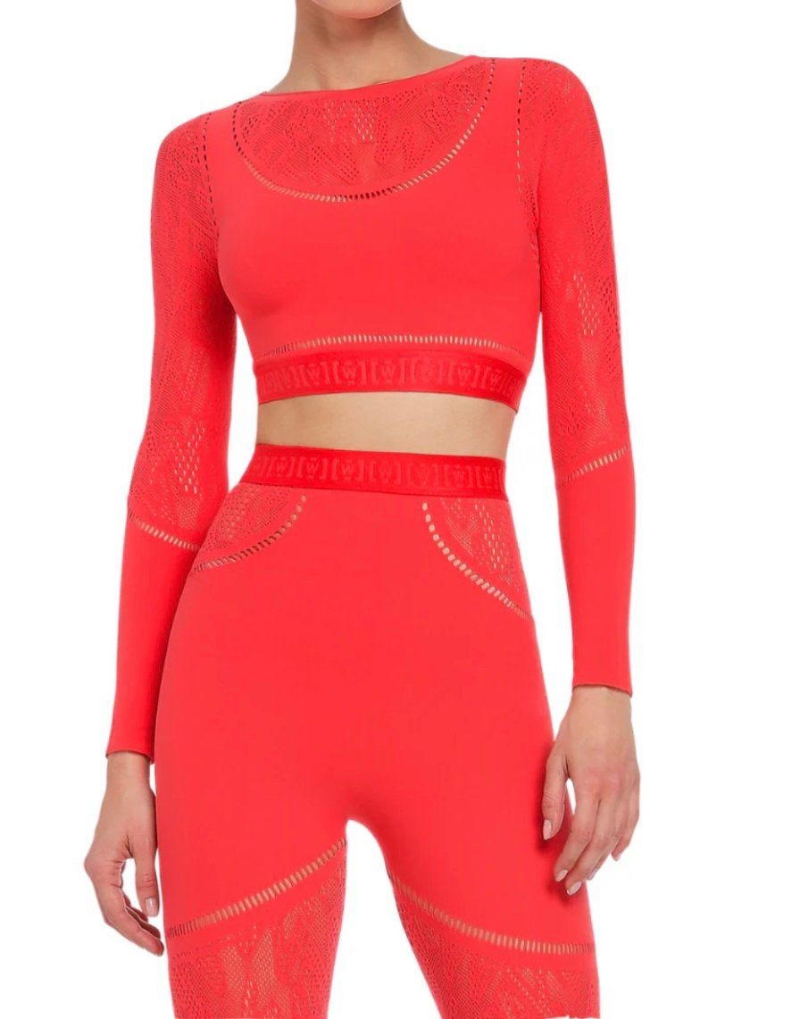 “Wolford” Logo Net elastische top en leggings., Ophalen, Nieuw, Maat 42/44 (L)