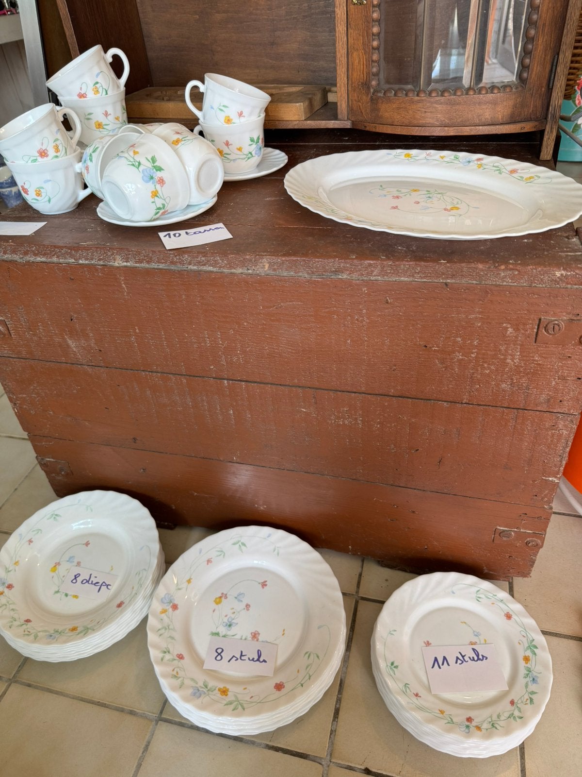 Vintage servies arcopal, Ophalen