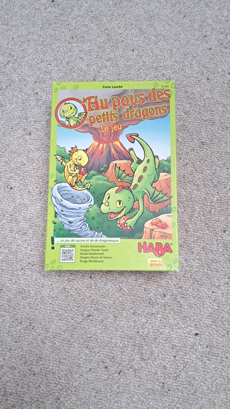 Jeu HABA Au pays des petits dragons, Enlèvement