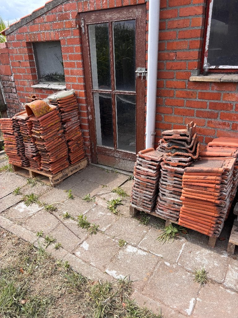 gratis dakpannen, Doe-het-zelf en Bouw, Dakpannen en Dakbedekking, Ophalen, Gebruikt, Dakpannen