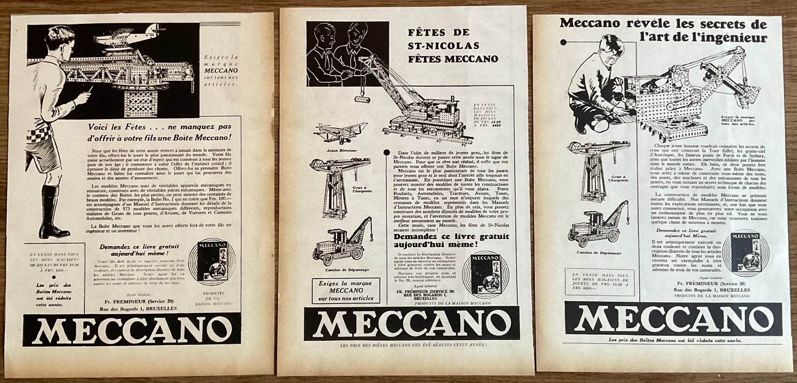 MECCANO/1932/krantenknipsels, Ophalen of Verzenden, 1920 tot 1940, Knipsel(s)
