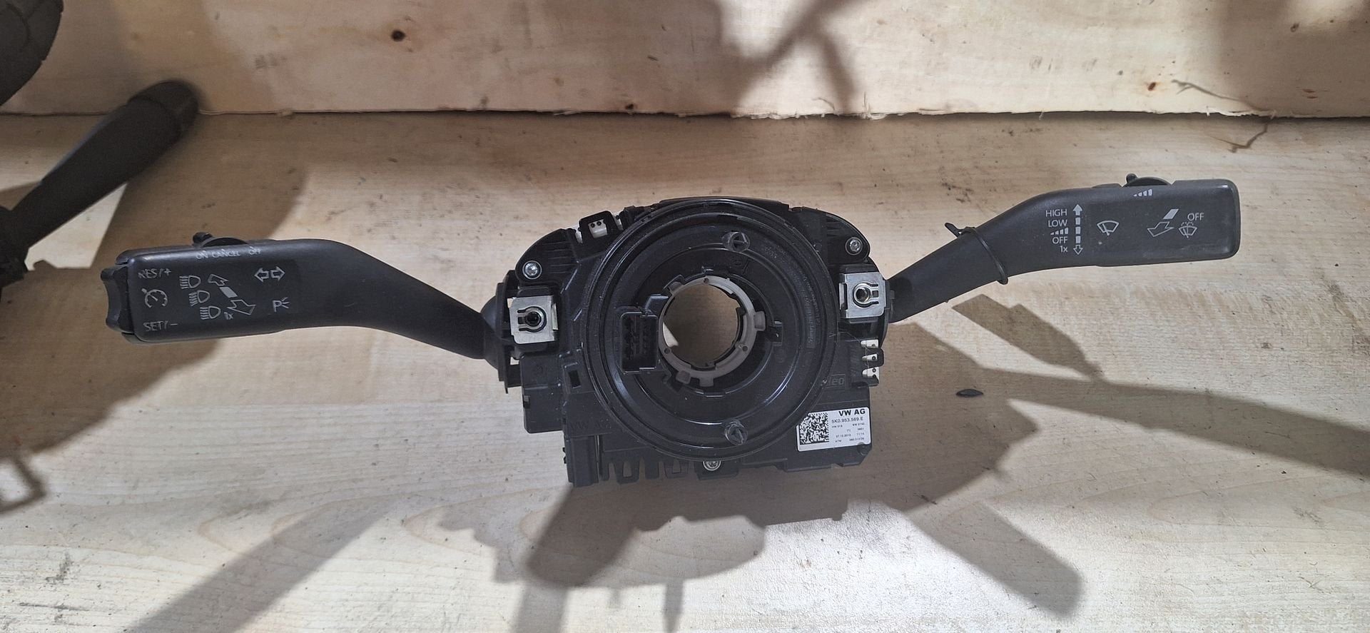 Volkswagen PASSAT B7 USA Wiper richtingaanwijzersteel/schake, -, Utilisé, -, -
