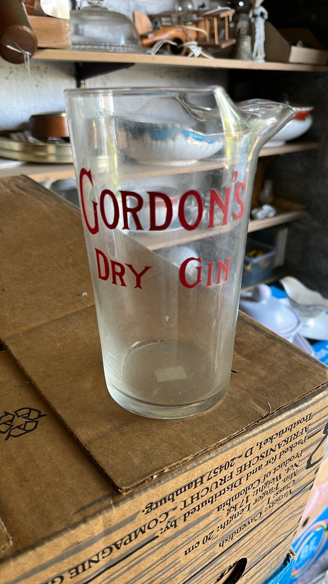 Pichet gordon dry gin, Collections, Enlèvement ou Envoi, Comme neuf