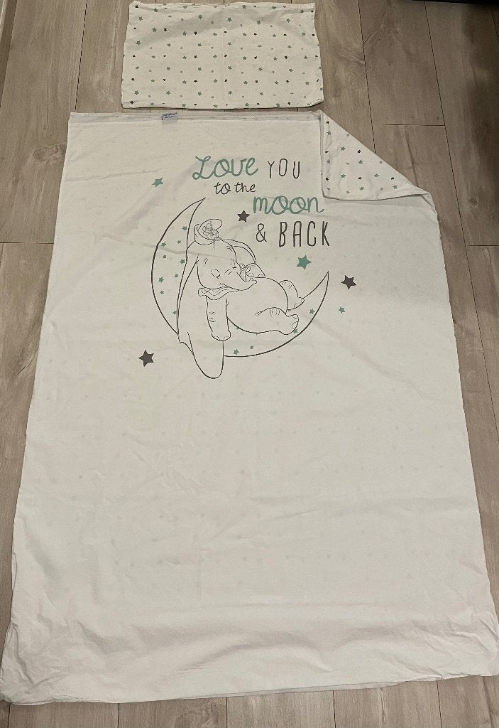 Peuter donsdeken 90x120, 2 hoeslakens en kussensloop, Kinderen en Baby's, Kinderkamer | Beddengoed, Ophalen, Dekbedovertrek