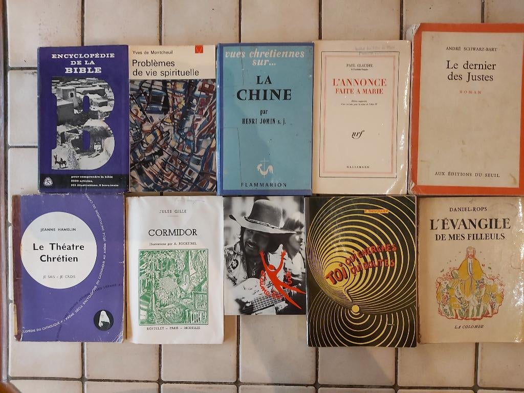 lot de 10 livres religieux, Christianisme | Catholique, Enlèvement ou Envoi, Utilisé, Autre