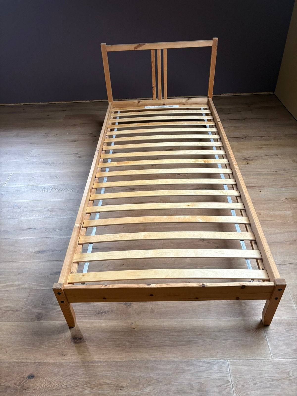 Bed 90x200, 90 cm, Brun, Enlèvement, Utilisé