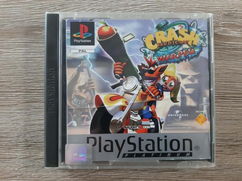 PS1 crash bandicoot 3 platinum, Games en Spelcomputers, Ophalen of Verzenden