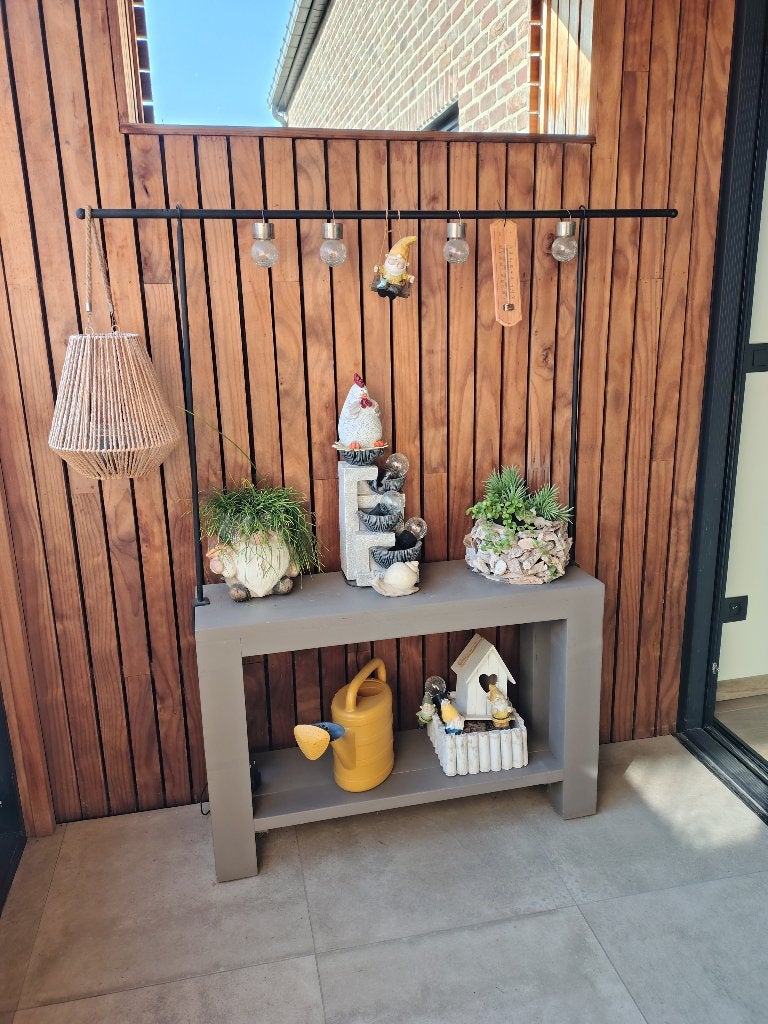 Plantentafeltje met tafelklem, Ophalen, Gebruikt