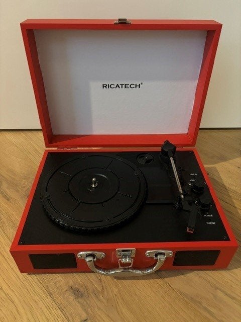 Ricatech RTT21 Retro Koffer Platenspeler, Audio, Tv en Foto, Platenspelers, Overige merken, Ophalen of Verzenden, Zo goed als nieuw