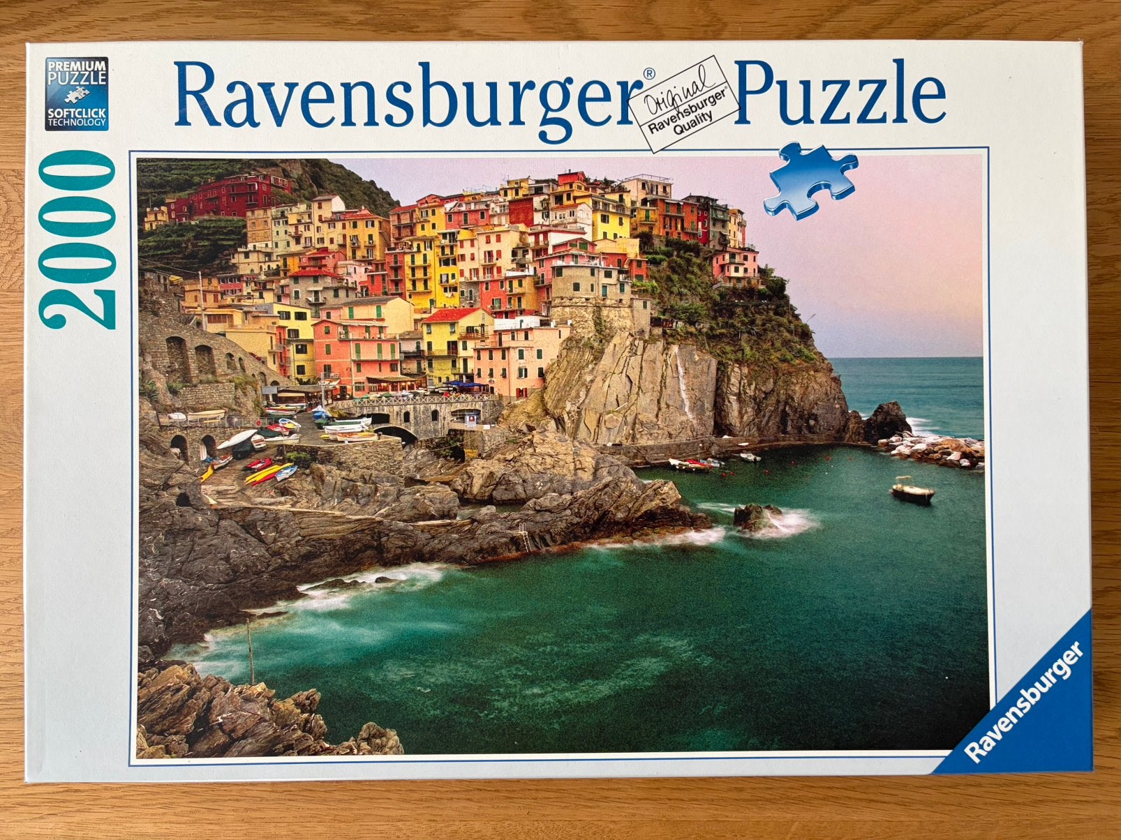 Puzzel ravensburger 2000 stukjes - cinque terre, Ophalen of Verzenden, Zo goed als nieuw