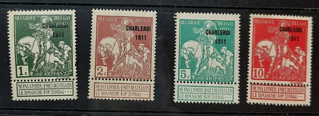 1911 - OBP nr 101/107** (Type Lemaire) - Côte 155.00€, Sans timbre, Enlèvement ou Envoi, Non oblitéré, Autre