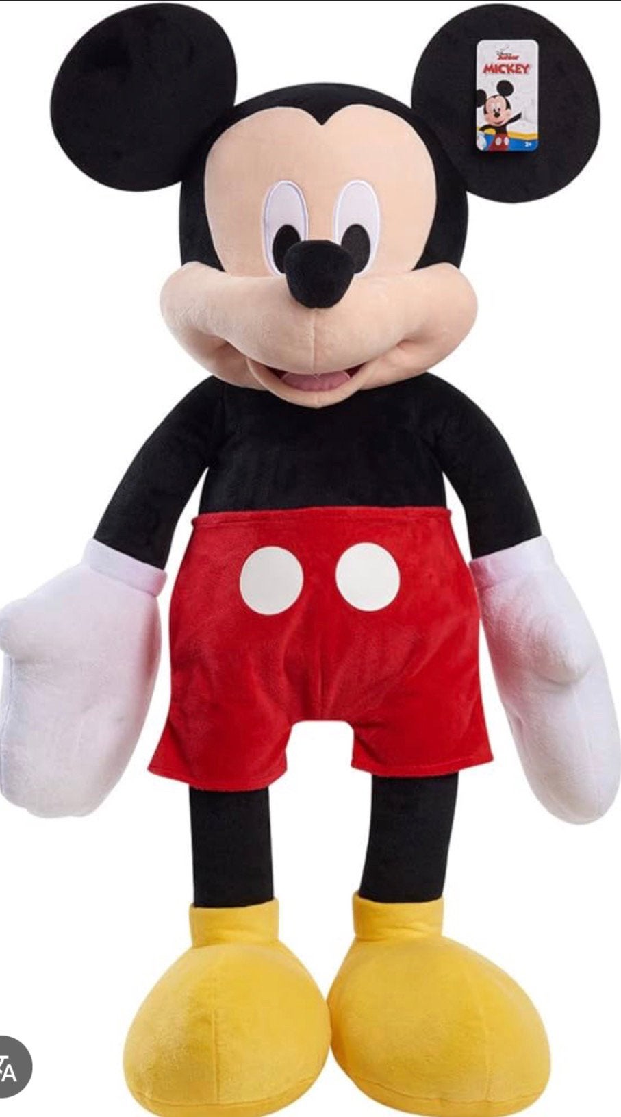 Grande peluche Mickey Mouse, Enlèvement, Neuf