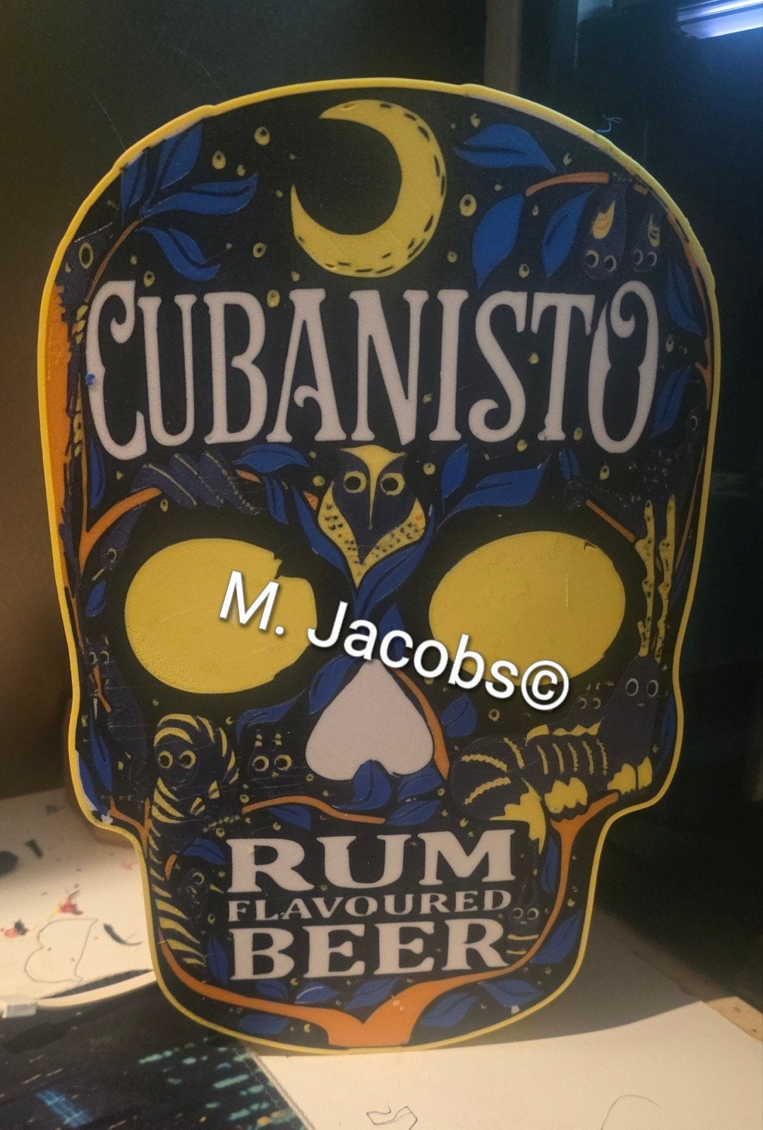 Cette enseigne lumineuse Cubanisto ne manquera pas d'attirer, Enlèvement ou Envoi, Neuf, Table lumineuse ou lampe (néon)