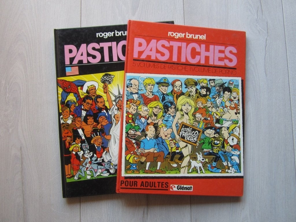 Pastiches - 5,00Eur / pièce, Plusieurs BD, Enlèvement ou Envoi, Comme neuf, Roger Brunel