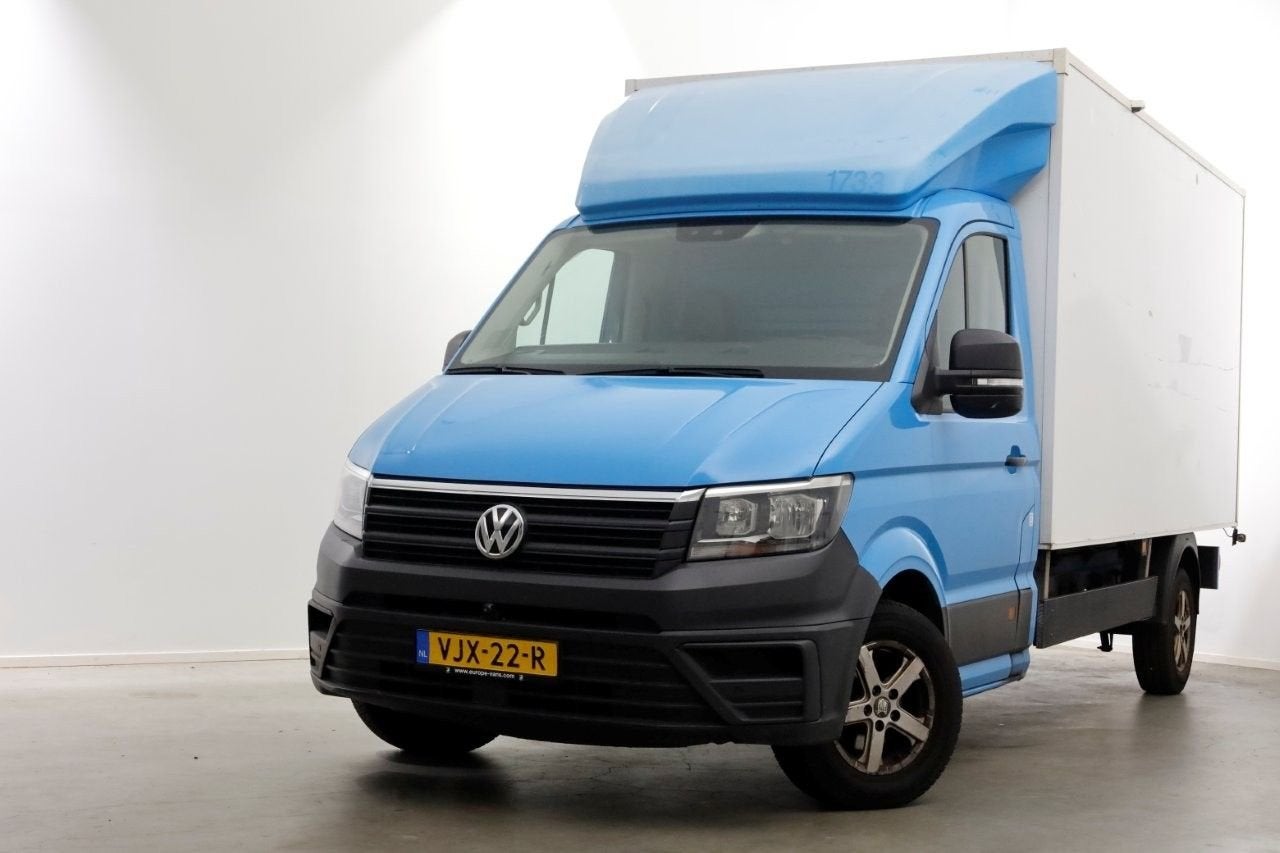 Volkswagen Crafter 35 2.0 TDI E6 Bakwagen met achterdeuren 2, Auto's, ABS, Blauw, Bedrijf, 277 g/km