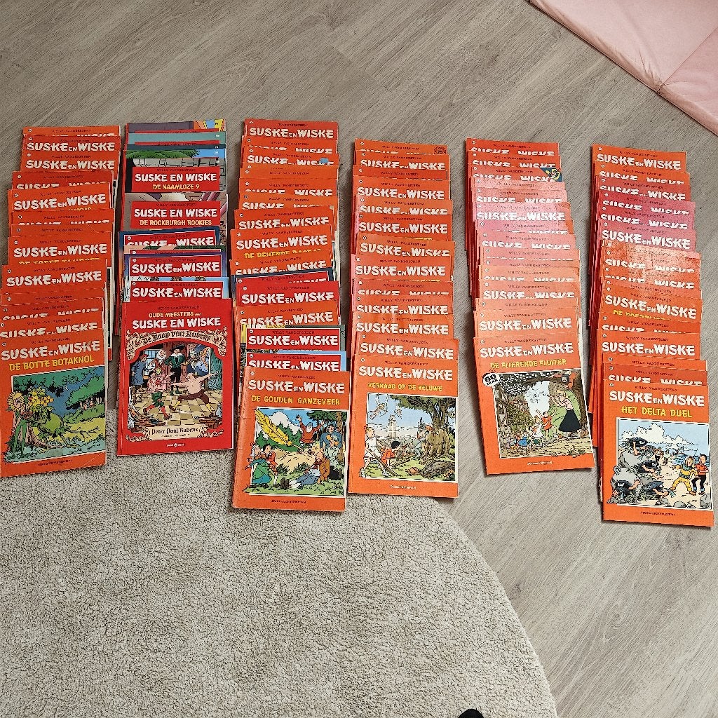 87 Suske en Wiske strips, Boeken, Stripverhalen, Meerdere stripboeken, Ophalen, Gelezen
