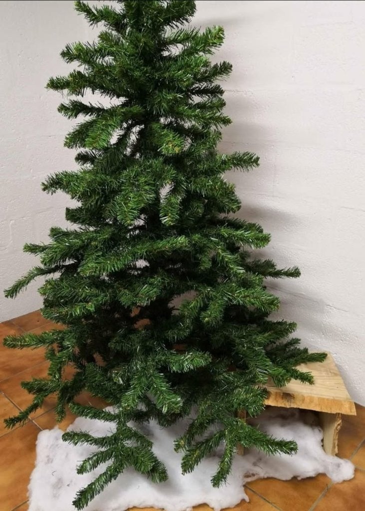À vendre : Sapin de Noël 180cm & crèche., Divers, Enlèvement, Utilisé