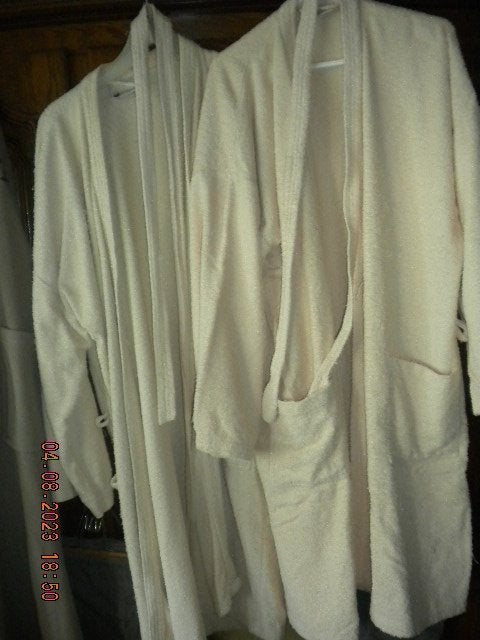 Lichte oranjebadjas (2x) L - XL, Kleding | Heren, Ophalen