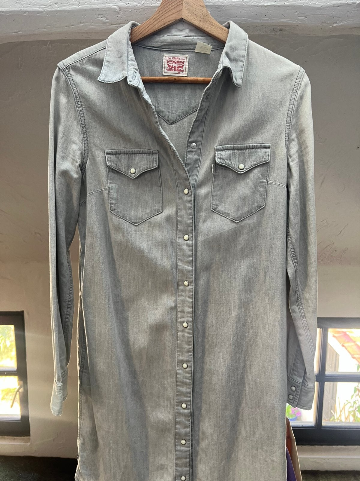 Levi's Western Denim Shirt Dress, Enlèvement ou Envoi, Comme neuf