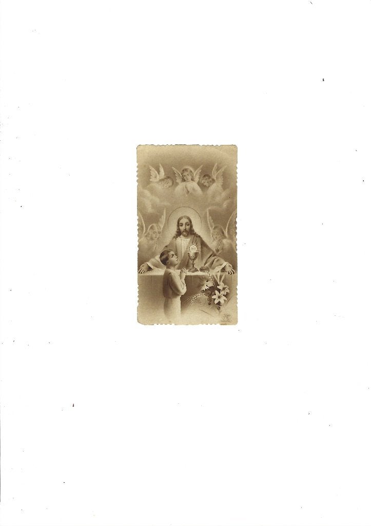 Souvenir de communion solennelle, Collections, Envoi