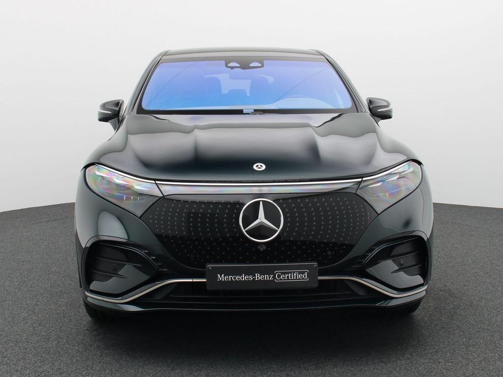 Mercedes-Benz EQS SUV 450+ AMG Line + NAPPA + PANO + HEAD UP, Auto's, Mercedes-Benz, Euro 5, Achterwielaandrijving, Gebruikt, Leder