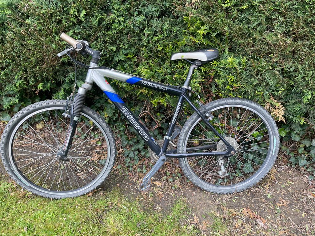 Fiets minerva mtb, Fietsen en Brommers, Fietsen | Mountainbikes en ATB, Hardtail, Ophalen, Gebruikt, Heren