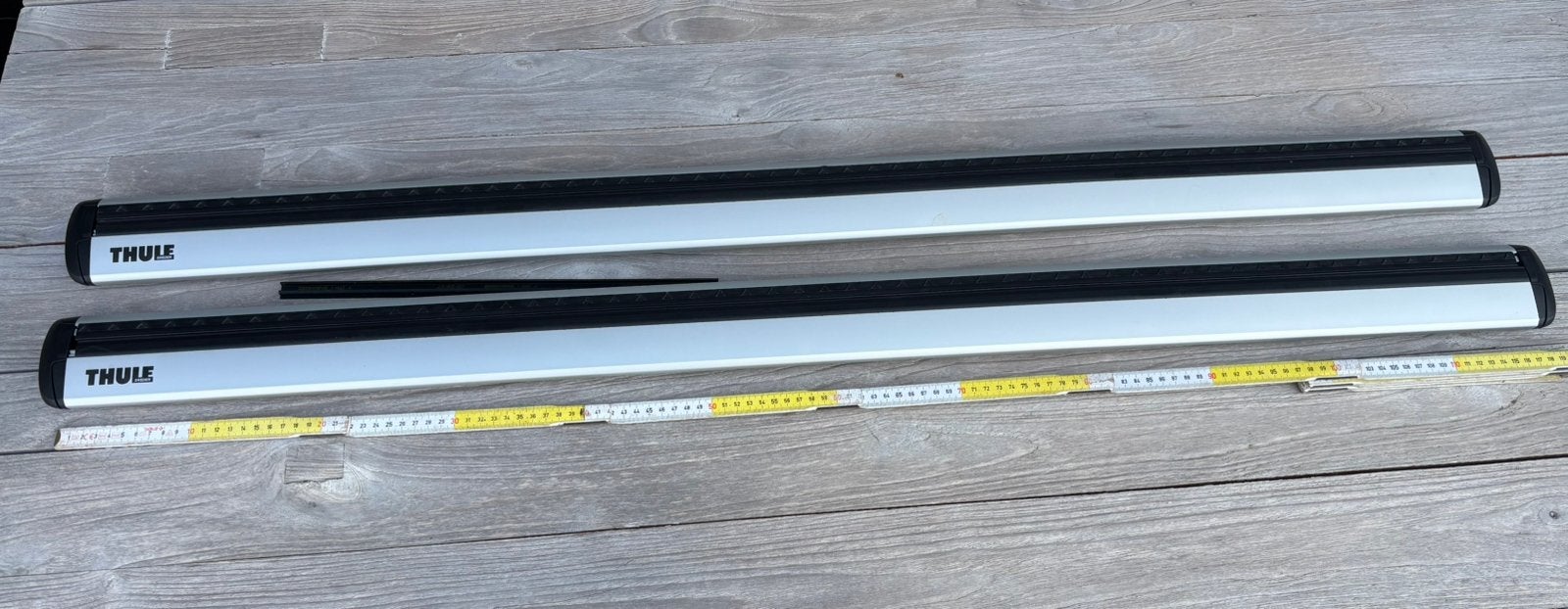 Thule WingBar Evo 118 cm set van 2, Auto diversen, Dakdragers, Ophalen, Zo goed als nieuw