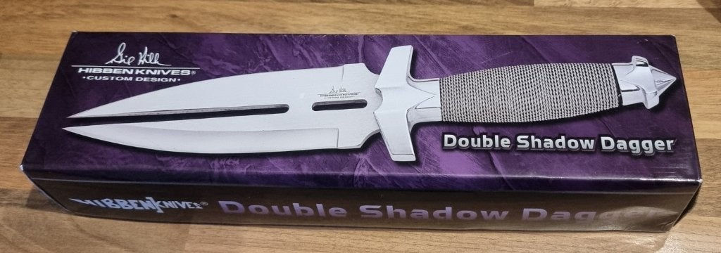 Gil Hibben double shadow dague, Collections, Objets militaires | Général, Enlèvement ou Envoi, Autres, Épée ou sabre