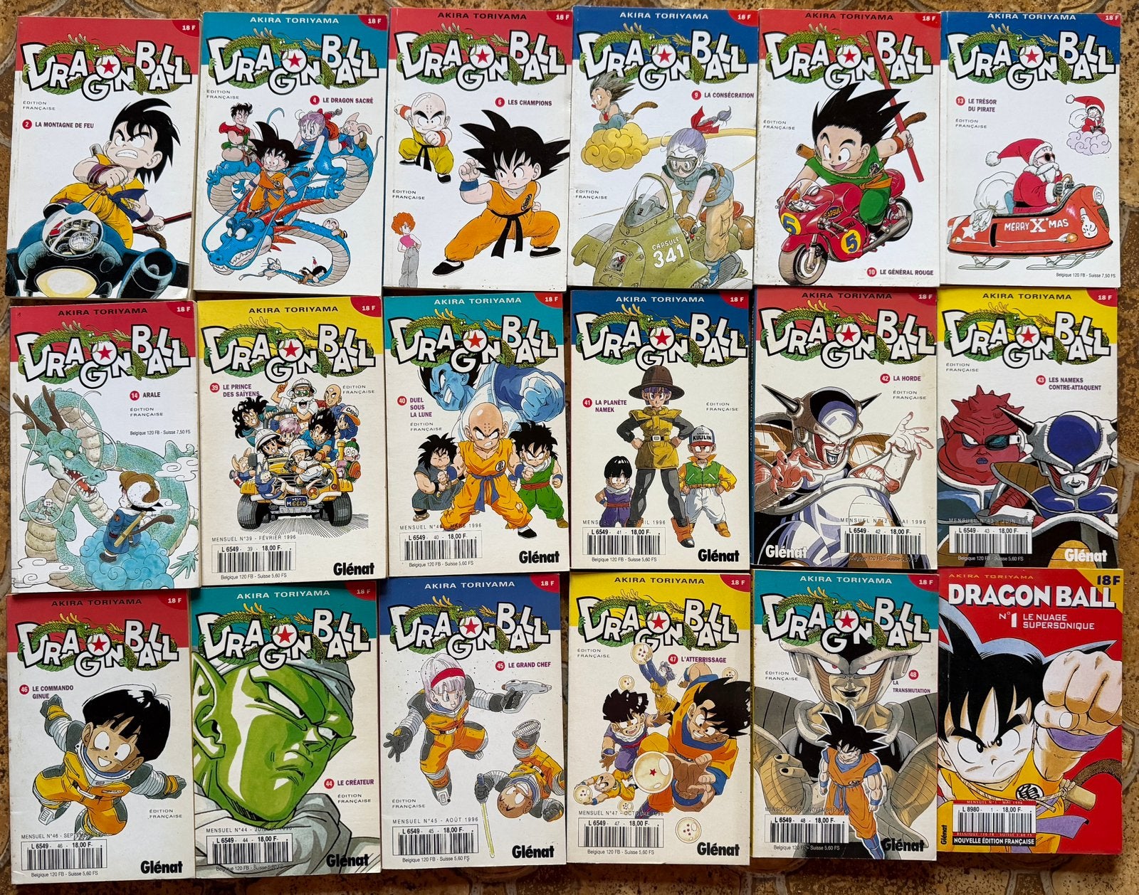 Livre - Manga - Dragon Ball - Glenat, Boeken, Meerdere stripboeken, Ophalen of Verzenden, Gelezen