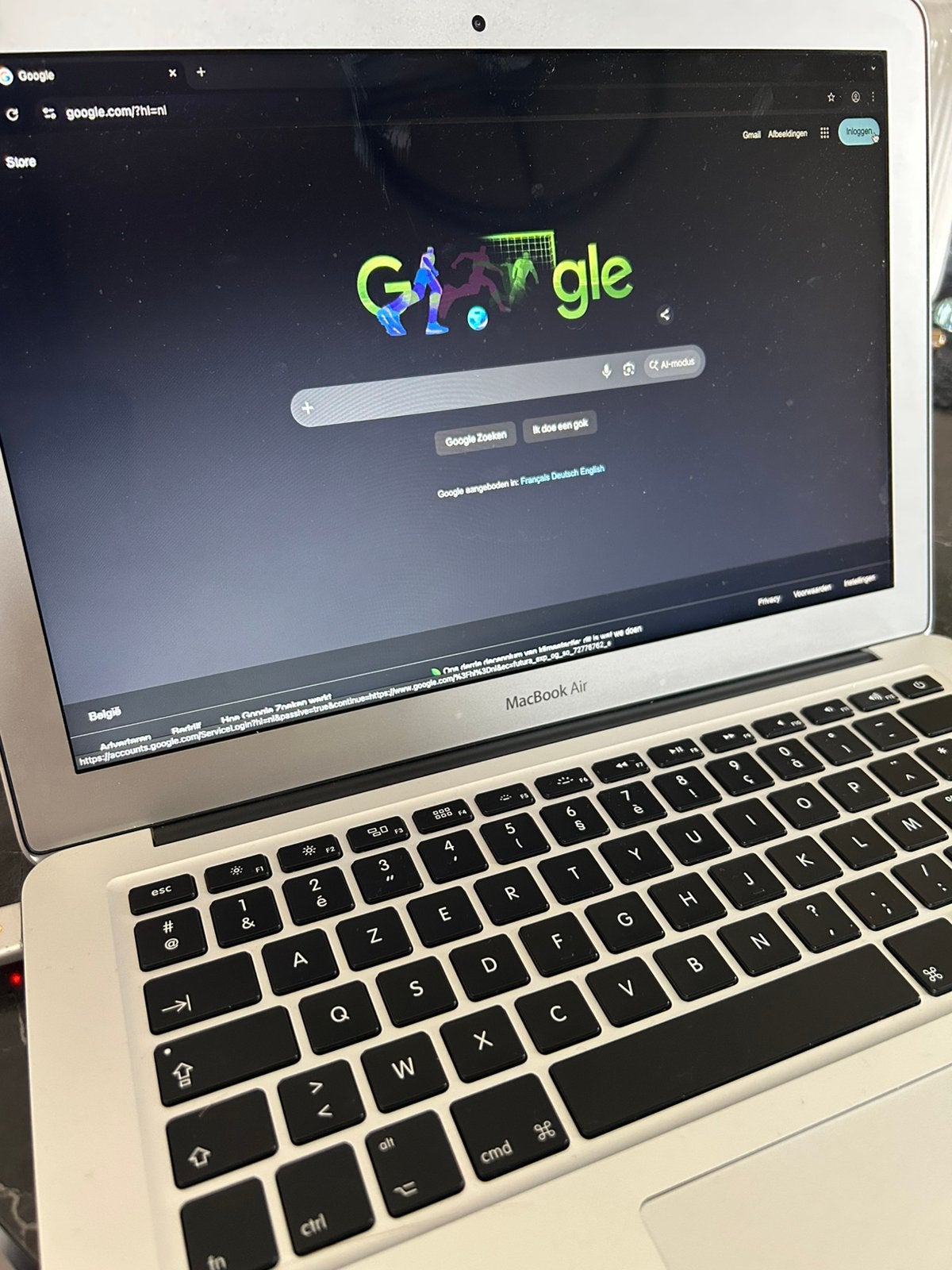 Macbook air, Computers en Software, Ophalen, Zo goed als nieuw, MacBook