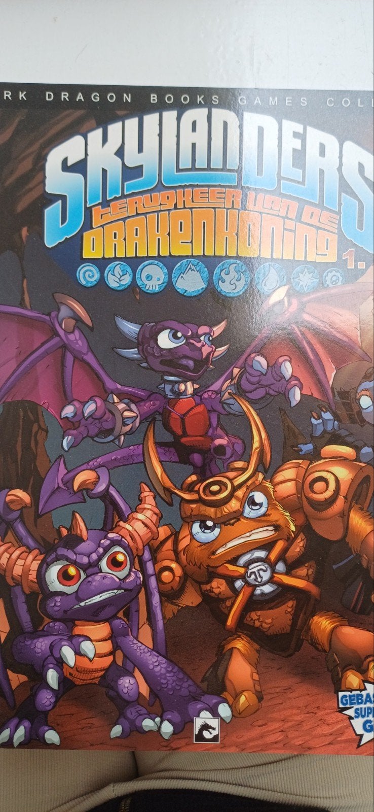 Skylanders .Drakenkoning, Boeken, Ophalen