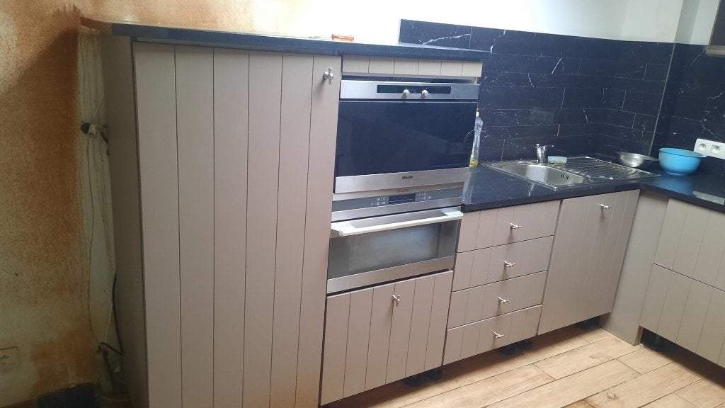 Keuken, Ophalen, Gebruikt, Bruin, Hoekkeuken