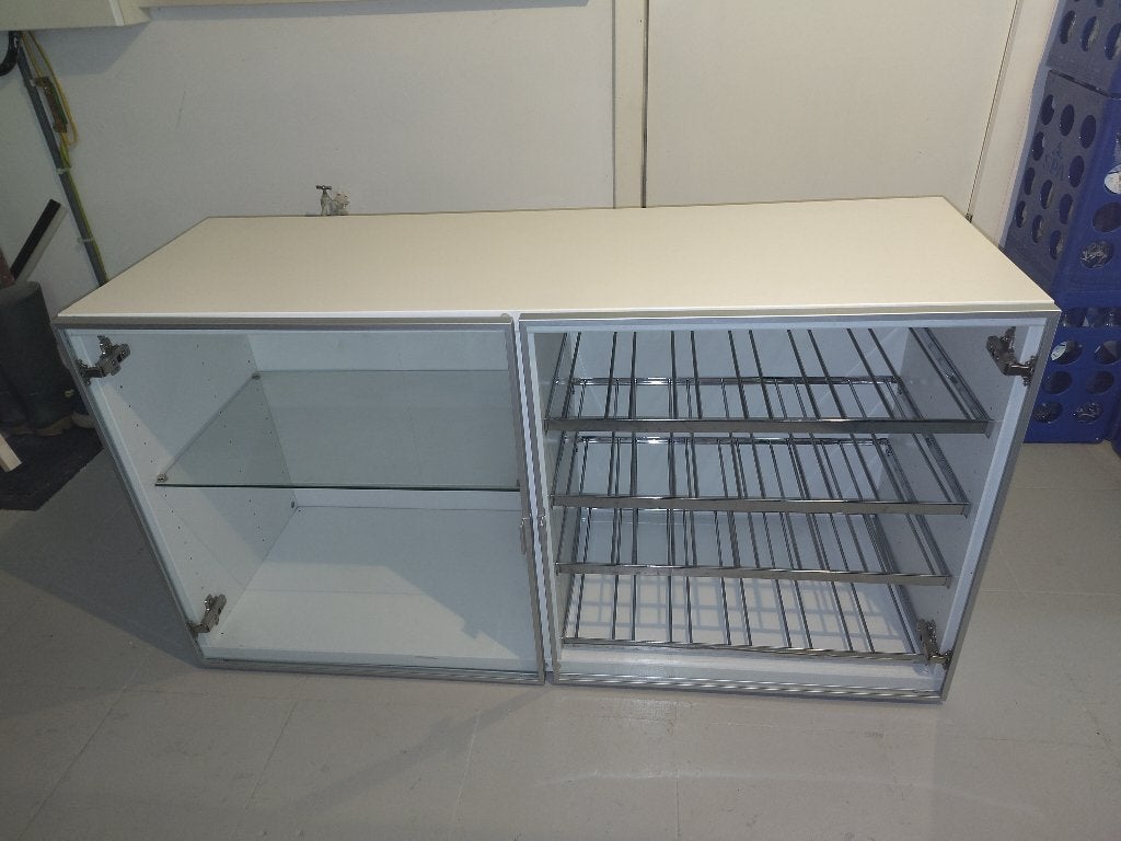 Meuble Rangement Bouteille Alcool (IKEA), Avec porte(s), 25 à 50 cm, Autres essences de bois, Moins de 100 cm