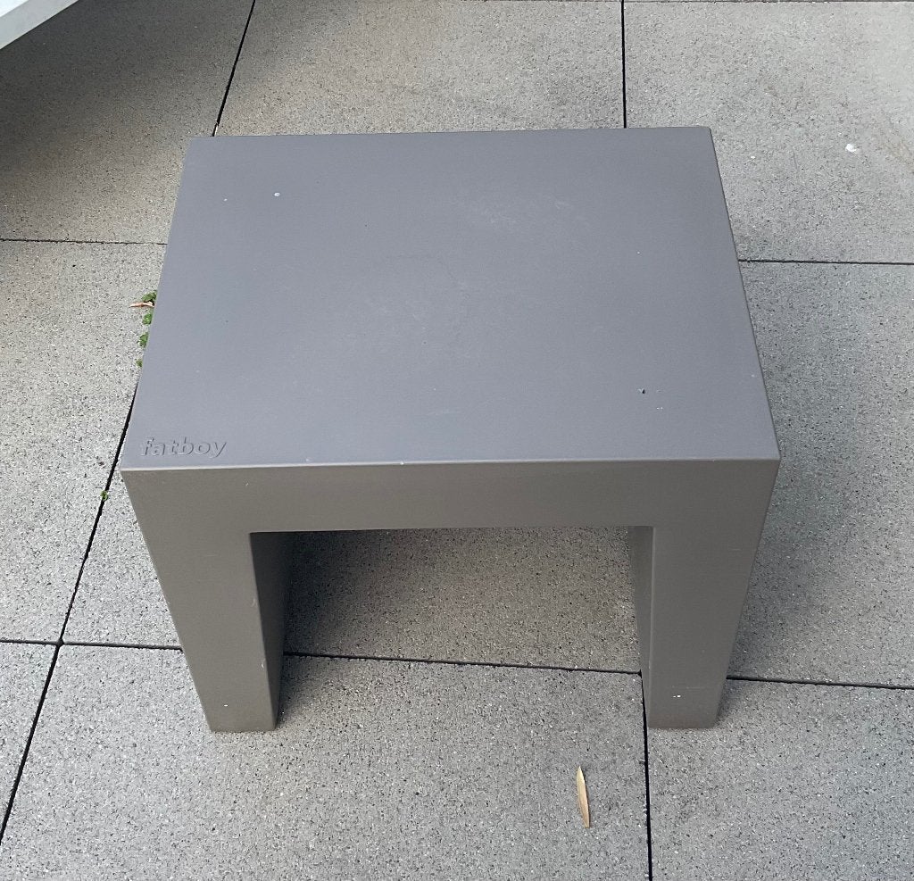 Petite table Fatboy extérieur (ou intérieur) en bon état., Jardin & Terrasse, Tables de jardin, Enlèvement, Utilisé, Rectangulaire