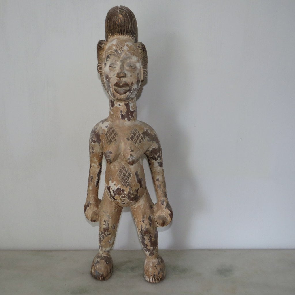 Statue Punu Gabon, Antiquités & Art, Art | Art non-occidental, Afrique, Enlèvement ou Envoi, Sculpture, Relief