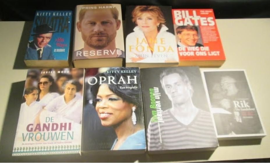8 Prachtige Biografie Boeken, Ophalen of Verzenden, Zo goed als nieuw
