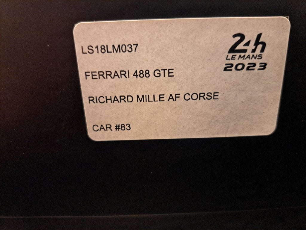 1:18 Looksmart Ferrari 488 GTE AF Corse 24h du Mans 2023, Hobby & Loisirs créatifs, Voitures miniatures | 1:18, Enlèvement ou Envoi
