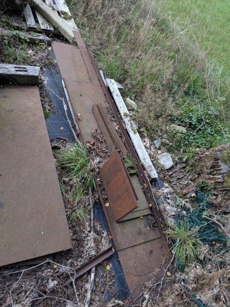 ADEZZ Corten stalen tuinborder 390 mm - lot, Ophalen, Overige materialen, Gebruikt, 25 tot 50 cm