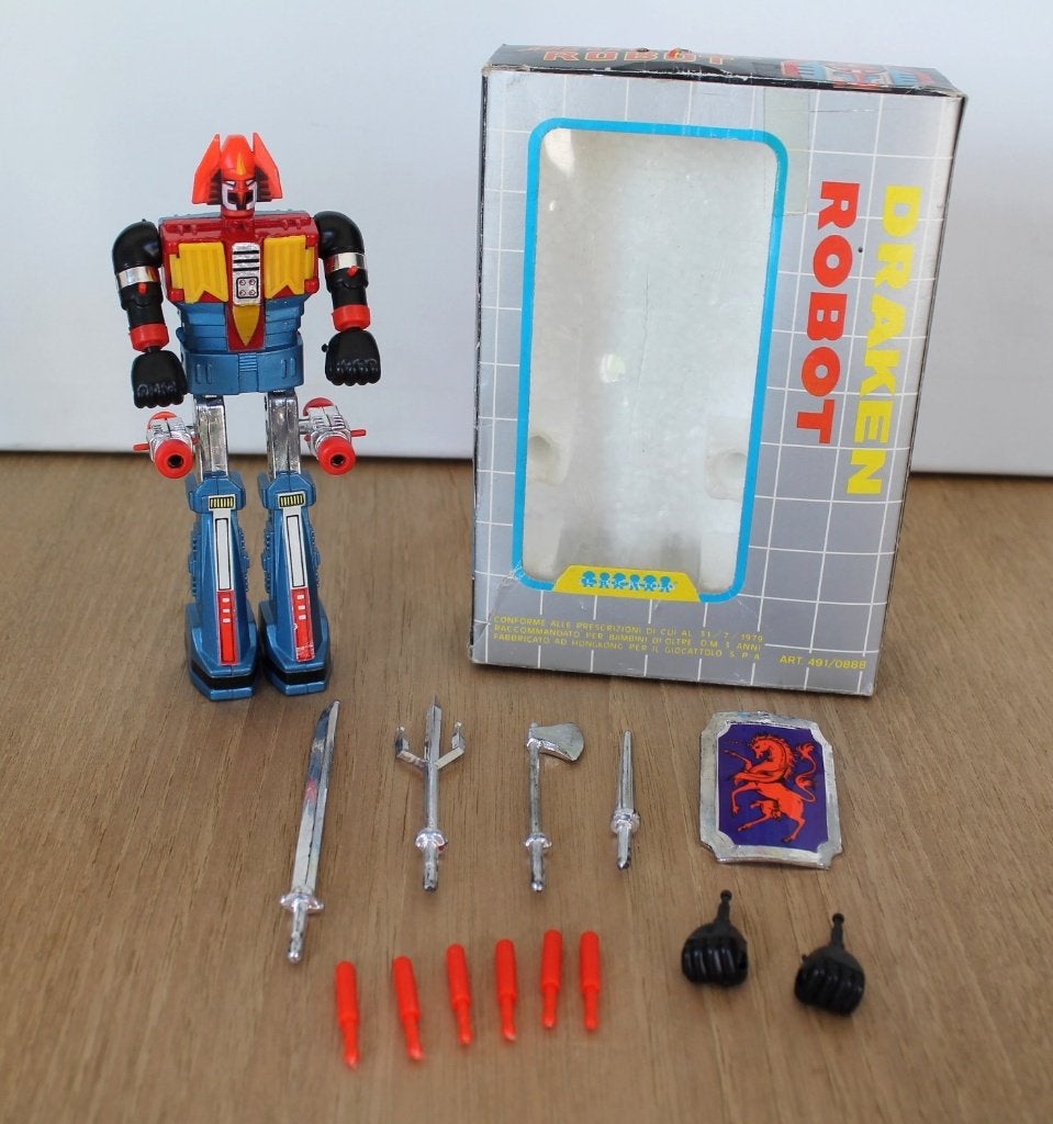 Daikengo Draken Robot, Il Giocattolo Italië/HK, KO 1979 !, Ophalen of Verzenden, Zo goed als nieuw