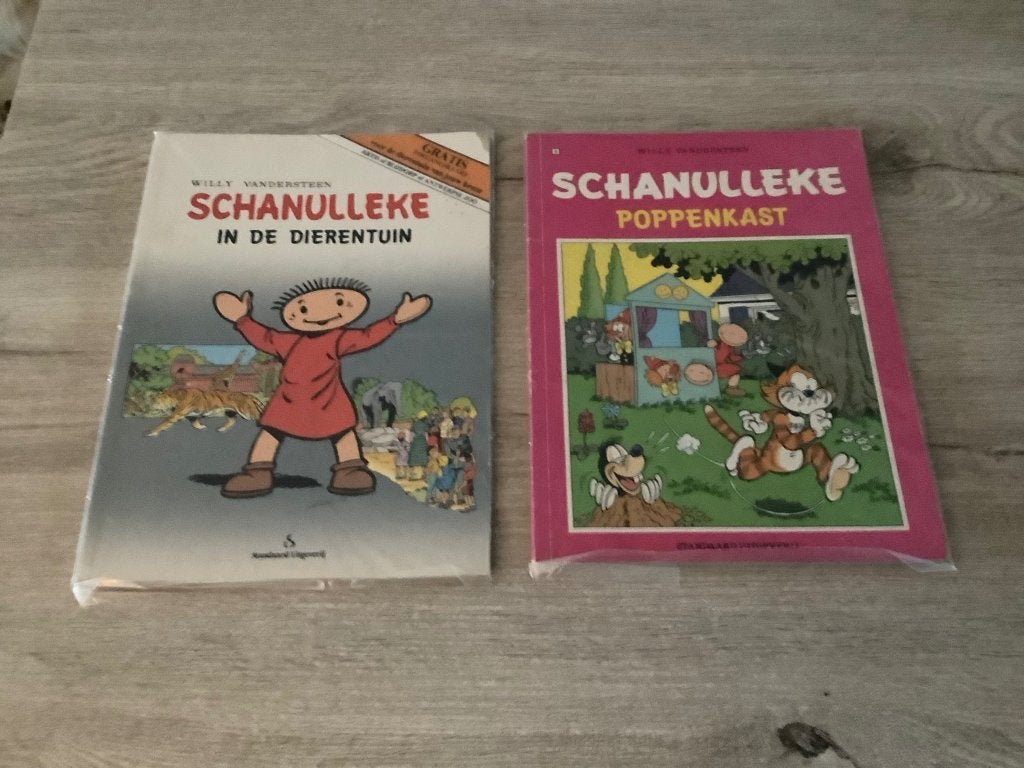 Schanulleke verschillende strips (1987-1993), Boeken, Stripverhalen, Gelezen, Willy Vandersteen, Ophalen of Verzenden, Meerdere stripboeken