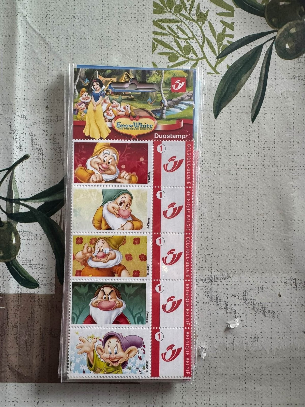 Duostamp disney (timbres belgique), Enlèvement ou Envoi